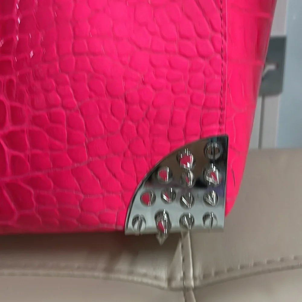 Philipp Plein pink ombré croc-style tote - Picture 3 of 16